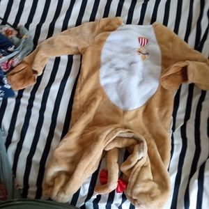 Cowardly lion toddler costume